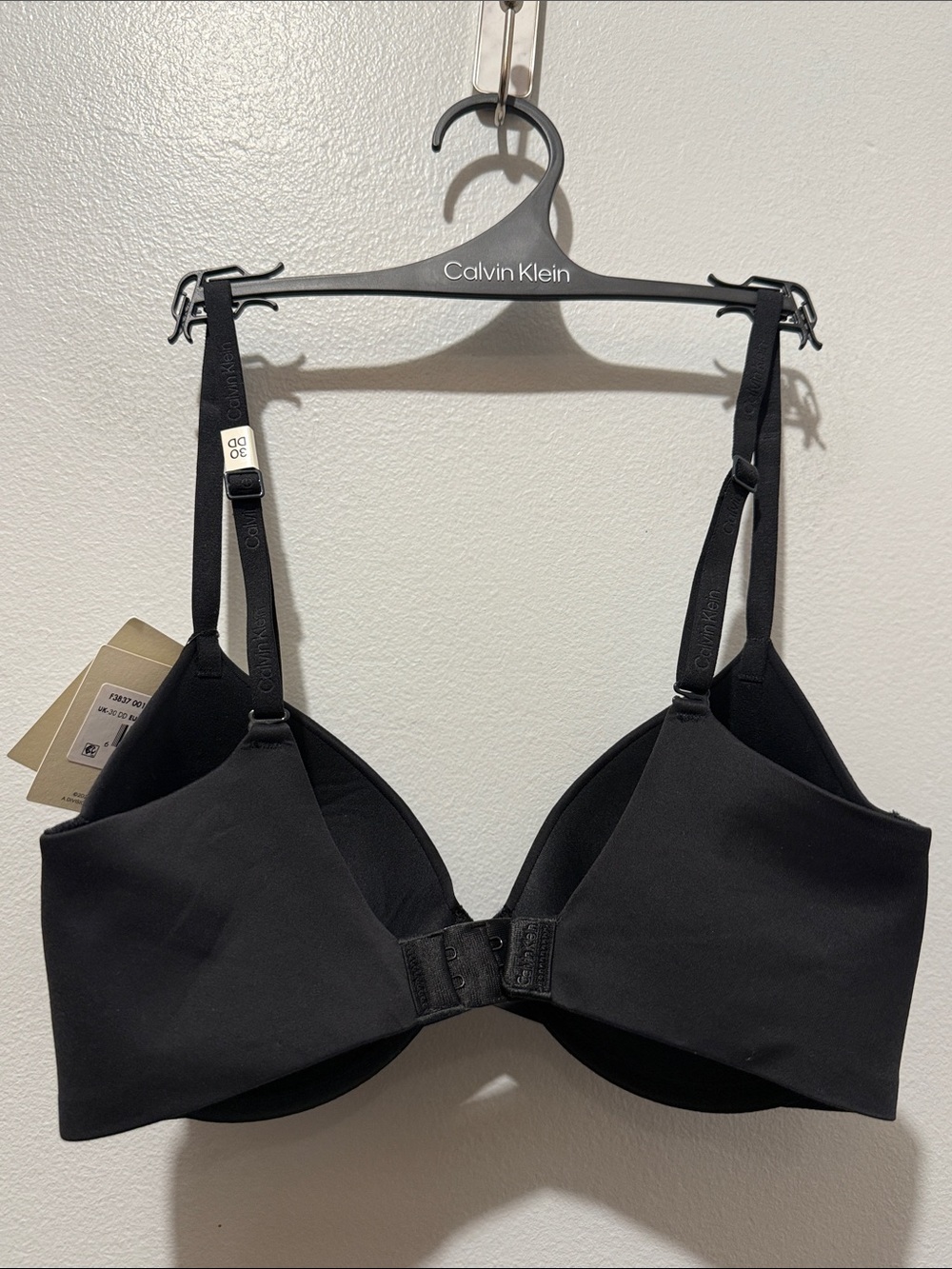 Calvin Klein 30DD Perfectly Fit Lightly Lined Full Coverage Black Bra - Picture 4 of 5